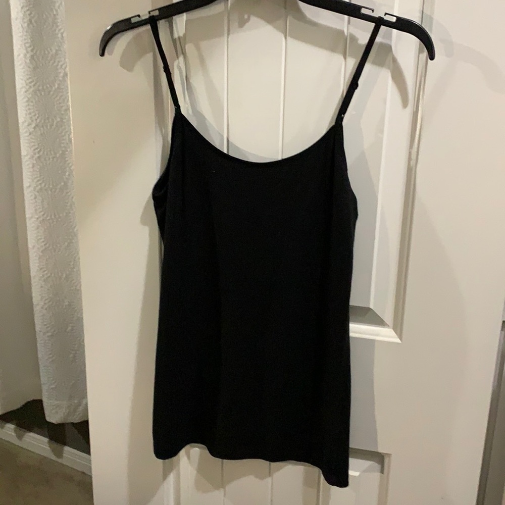 Black tank top